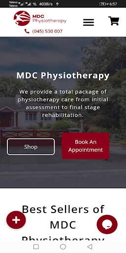 Android application MDC Physiotherapy screenshort