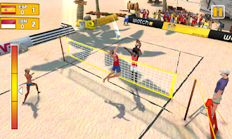 Game screenshot Пляжный волейбол 3D mod apk