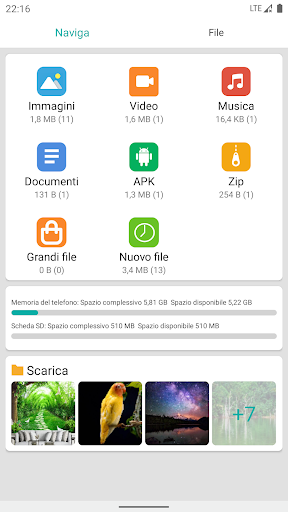 Anteprima dell'app
