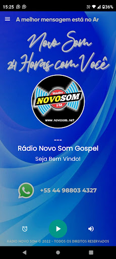Rádio Novo Som Gospelのおすすめ画像1