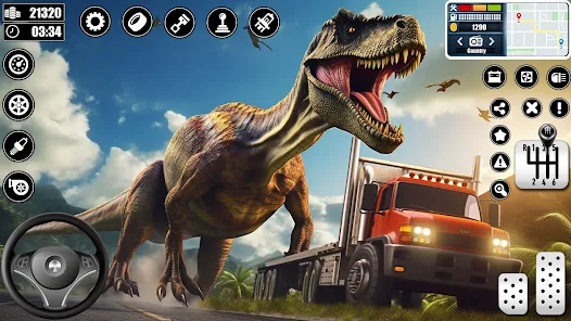 Camion de sauvetage de dinosaure - Dinosaurs