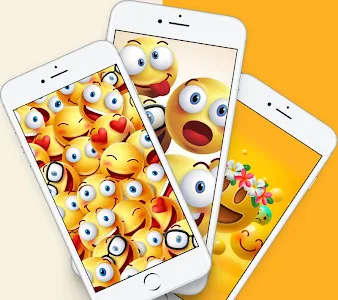 Funny Smiley Face Emoji HD Wallpaper 4K 😘🥳 APK - Download for Android |  
