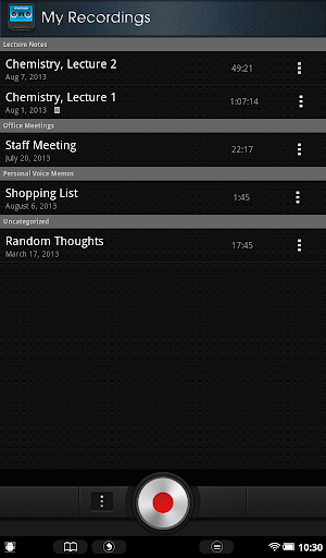 Essential Voice Recorder Screen 2