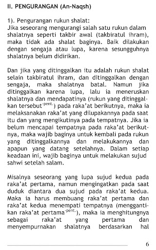 Tata Cara Sujud Sahwi