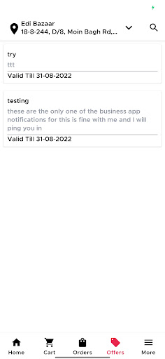 Android application Restaurant and Food App Demo screenshort