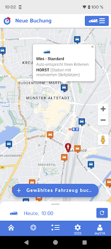 Stadtteilauto CarSharing Screen 3