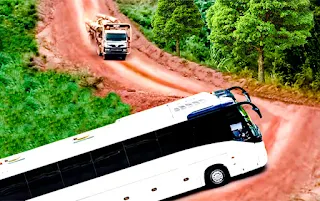 Hill Bus Simulator Coach Game - Screenshot 1
