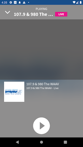 107.9 & 980 The WAAV Screen 2