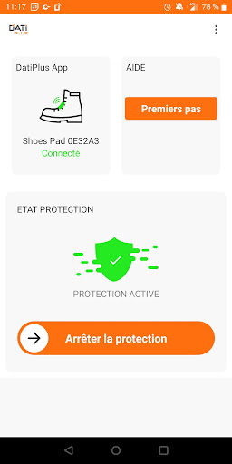 Android application DatiPlus Connect screenshort