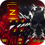 Cover Image of Download Tech 3D skull Eva keyboard 10001005 APK