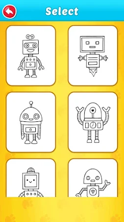 Game screenshot Robot Glitter Coloring Book apk download