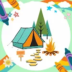 Cover Image of Download Offline Coloring Book: Camping  APK