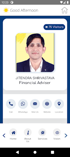 Android application Jitendra Shrivastava screenshort