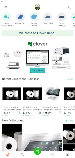 Clover Depo Screen 2