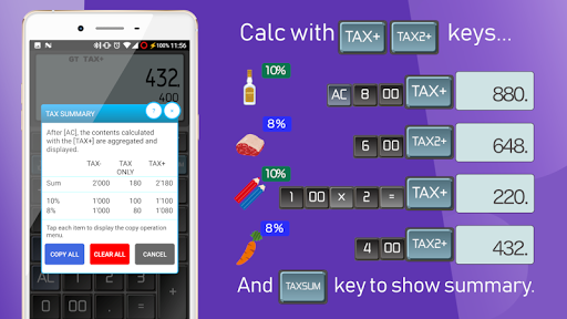 Calculator - Dual tax calculat Screen 2