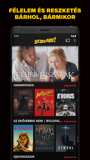 Android application Scream screenshort
