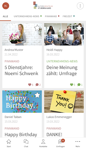 Android application St. Bernhard App screenshort
