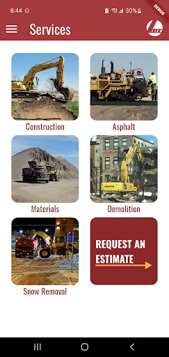 Android application Lien Transportation screenshort