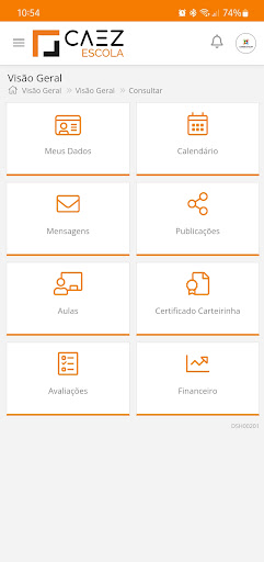 CAEZ Escola Screen 2