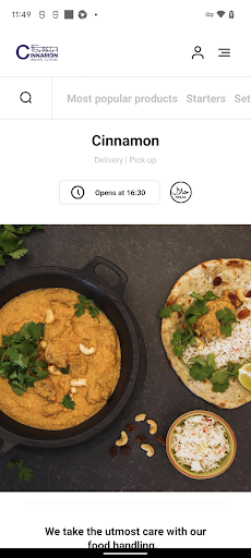 Android application Cinnamon Indian Dundonald screenshort