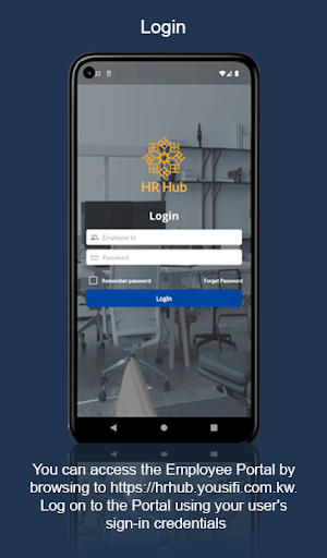 Android application HRHUB - Easa Husain Al-Yousifi screenshort