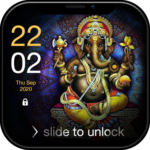 Ganesha Lock Screen logo