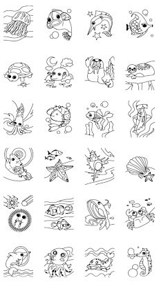 子供のぬりえ 海の動物 Androidアプリ Applion
