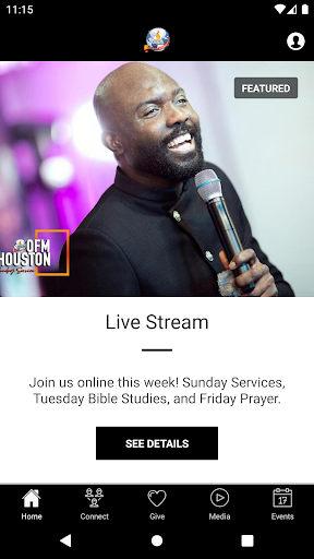 Android application OMEGA FIRE MINISTRIES HOUSTON screenshort