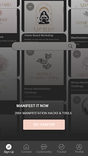 Android application Manifest It Now screenshort