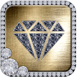 Gold Diamond Glitter Theme icon