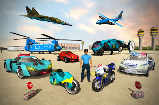 Android application Police Bike Racing - Quad Game screenshort