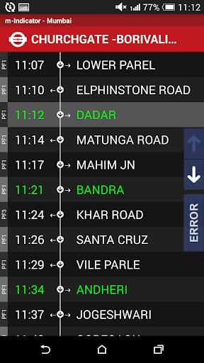 Mumbai (Data) - m-Indicator Screen 3