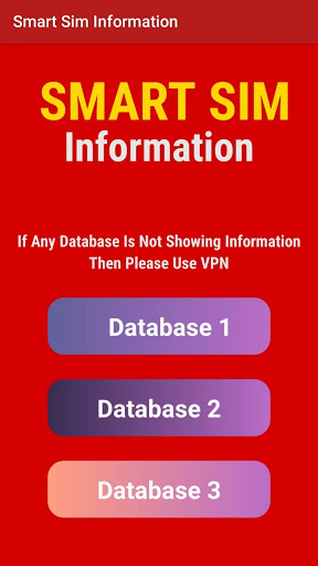 Smart Sim And CNIC Information