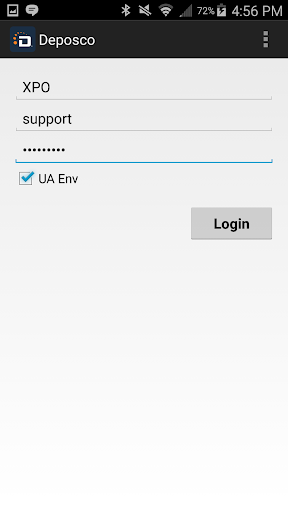 Android application Deposco Bright Warehouse screenshort