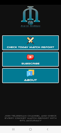 Malik Mumbai - Match Tips Screen 2