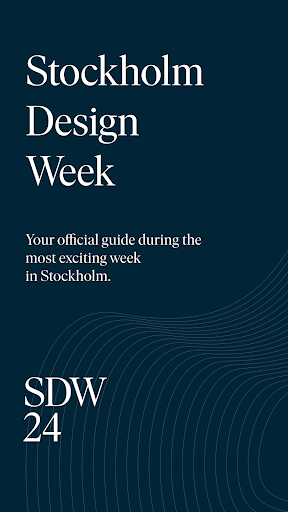 Android application Stockholm Design Week screenshort