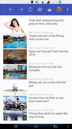 Android application Đọc Báo - Tin Nhanh 24h screenshort