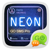 NEON THEME GO SMS PRO  EX