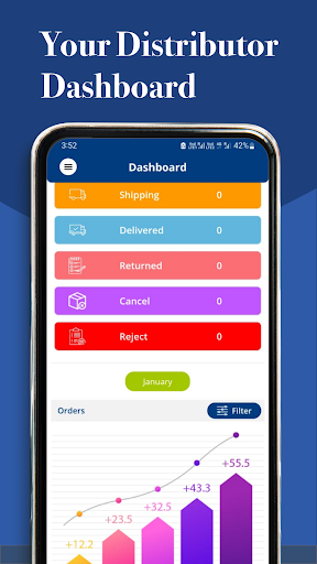 Android application Orbit Mart - Distributor screenshort