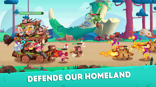 Android application Caveman Rush screenshort