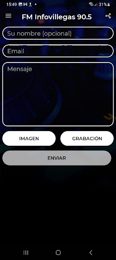 Android application FM Infovillegas 90.5Mhz screenshort