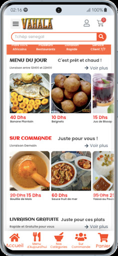 Android application Vahala screenshort