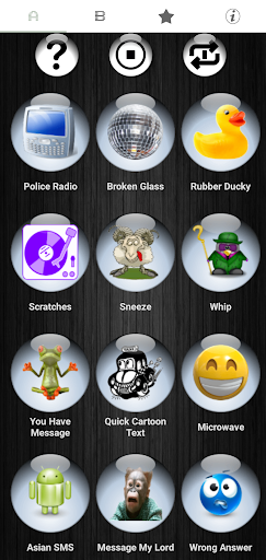 Android application Funny SMS Ringtones screenshort