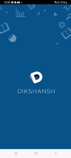 Android application DIKSHANSH screenshort