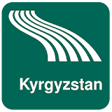 Kyrgyzstan Map offline icon