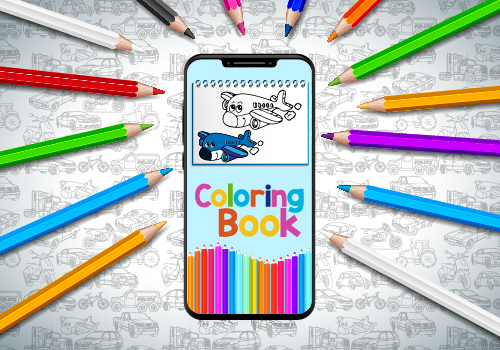 Cars Coloring book and bikes