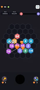 Hexa 2048 - Lucky Puzzle