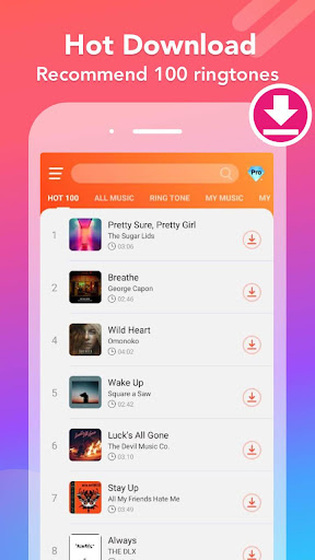 Free Mp3 Ringtone Music Ringtone Downloader By Mp3 Music Ringtone Downloader Maker Studio Google Play United States Searchman App Data Information