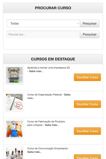 Android application Ensino Nacional screenshort