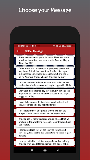 4th of July Cards & Wishes Screen 3